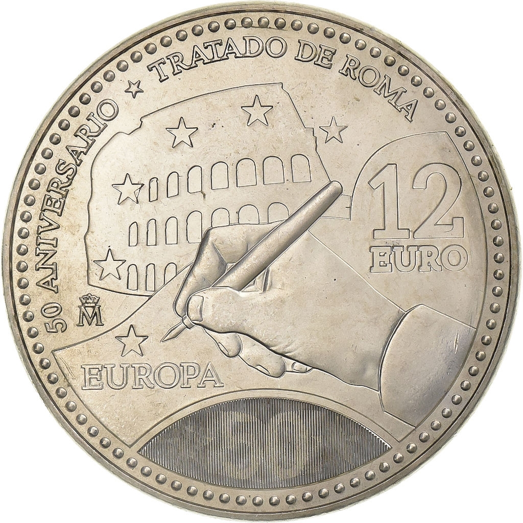 Spain, Juan Carlos I, 12 Euro, 2007, Madrid, Silver, , KM:1129