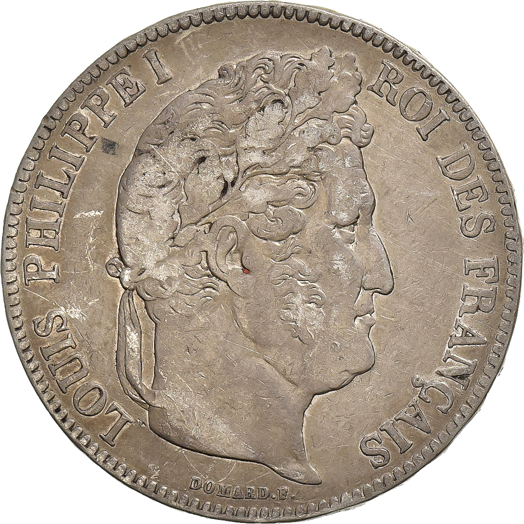 France, 5 Francs, Louis-Philippe, 1835, Nantes, Silver, , Gadoury:678
