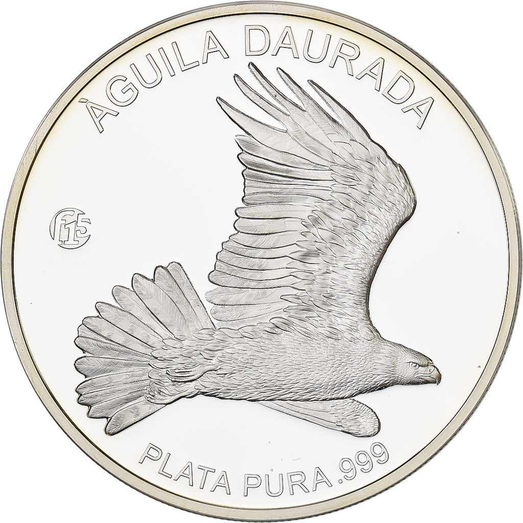 Andorra, 5 Diners, Aguila Daurada, 2013, F15, Silver, 