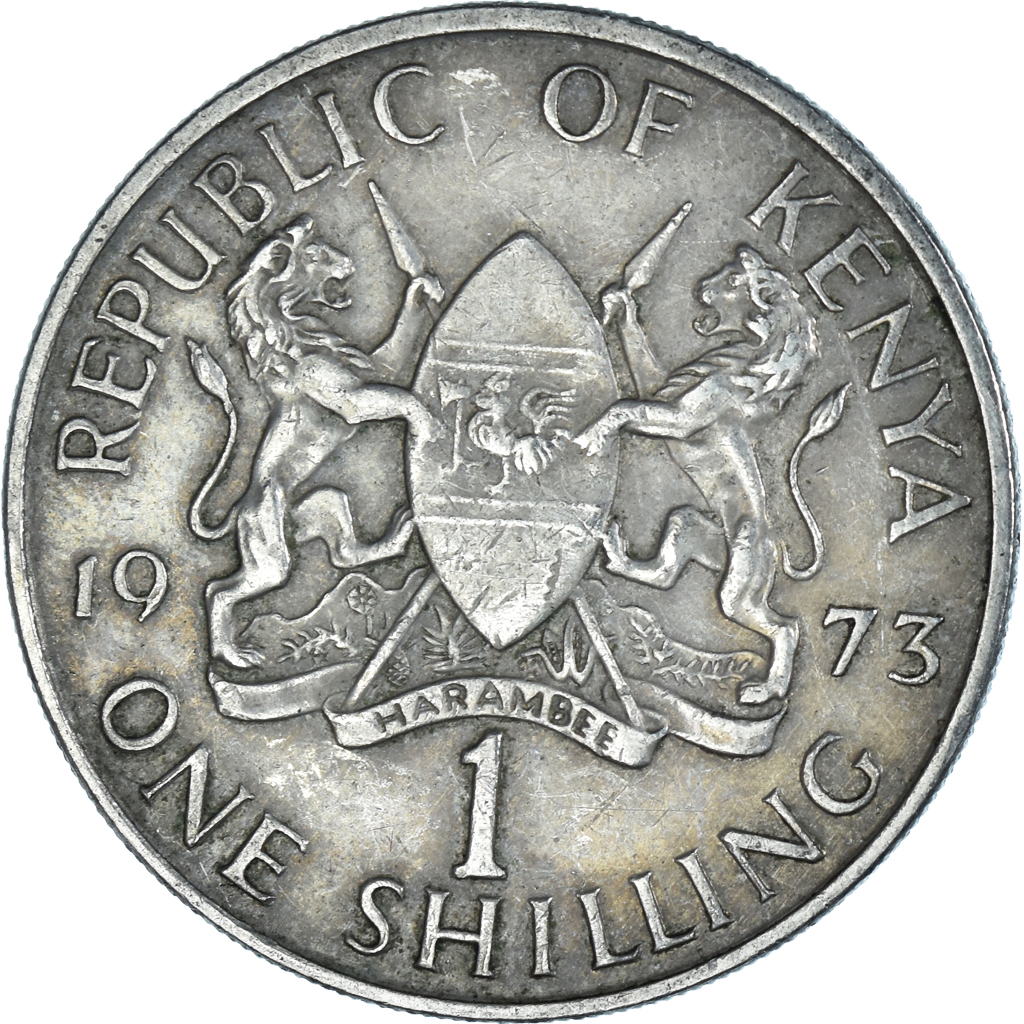 Moneda, Kenia, Shilling, 1973