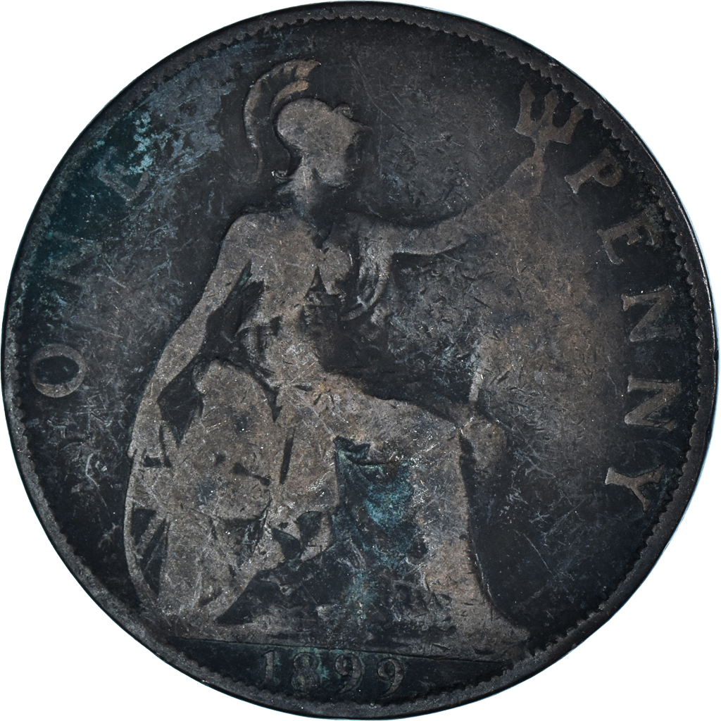 Coin, Great Britain, Penny, 1899