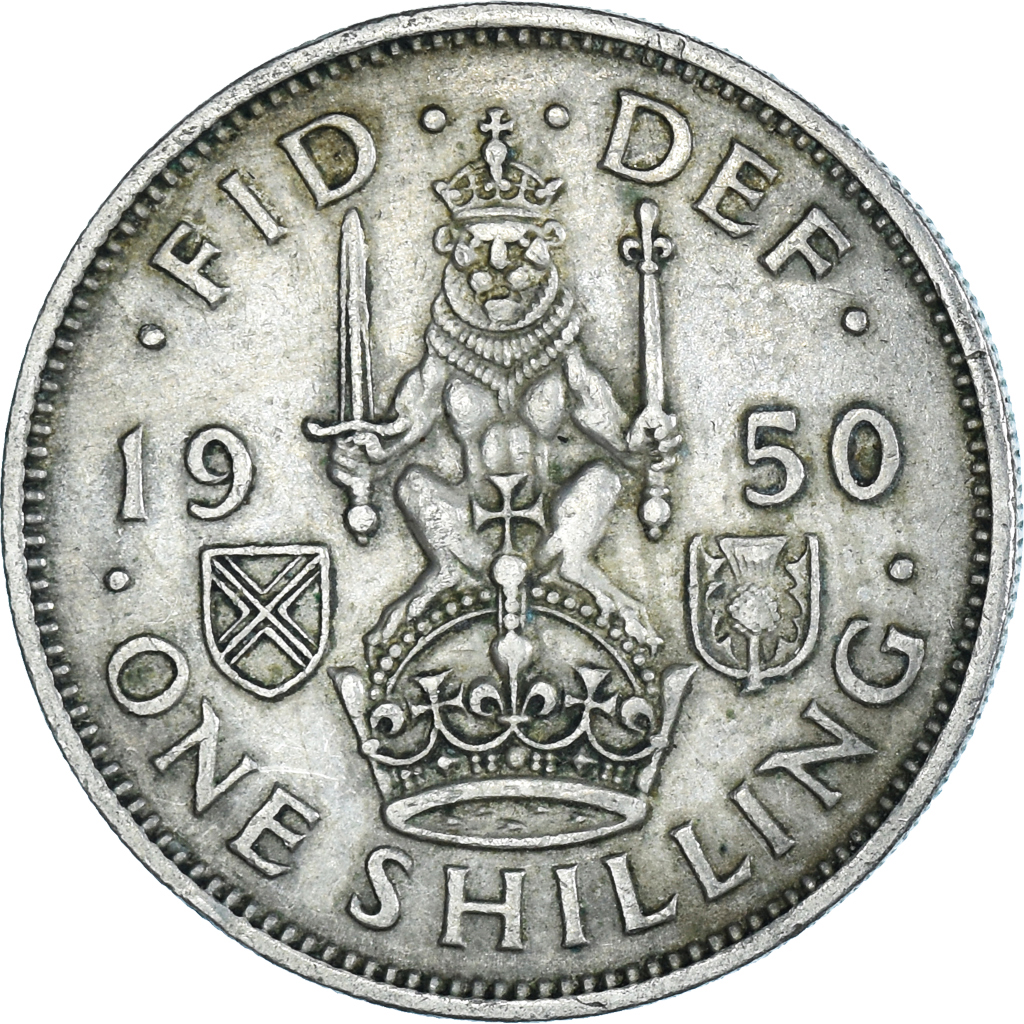 Coin, Great Britain, Shilling, 1950
