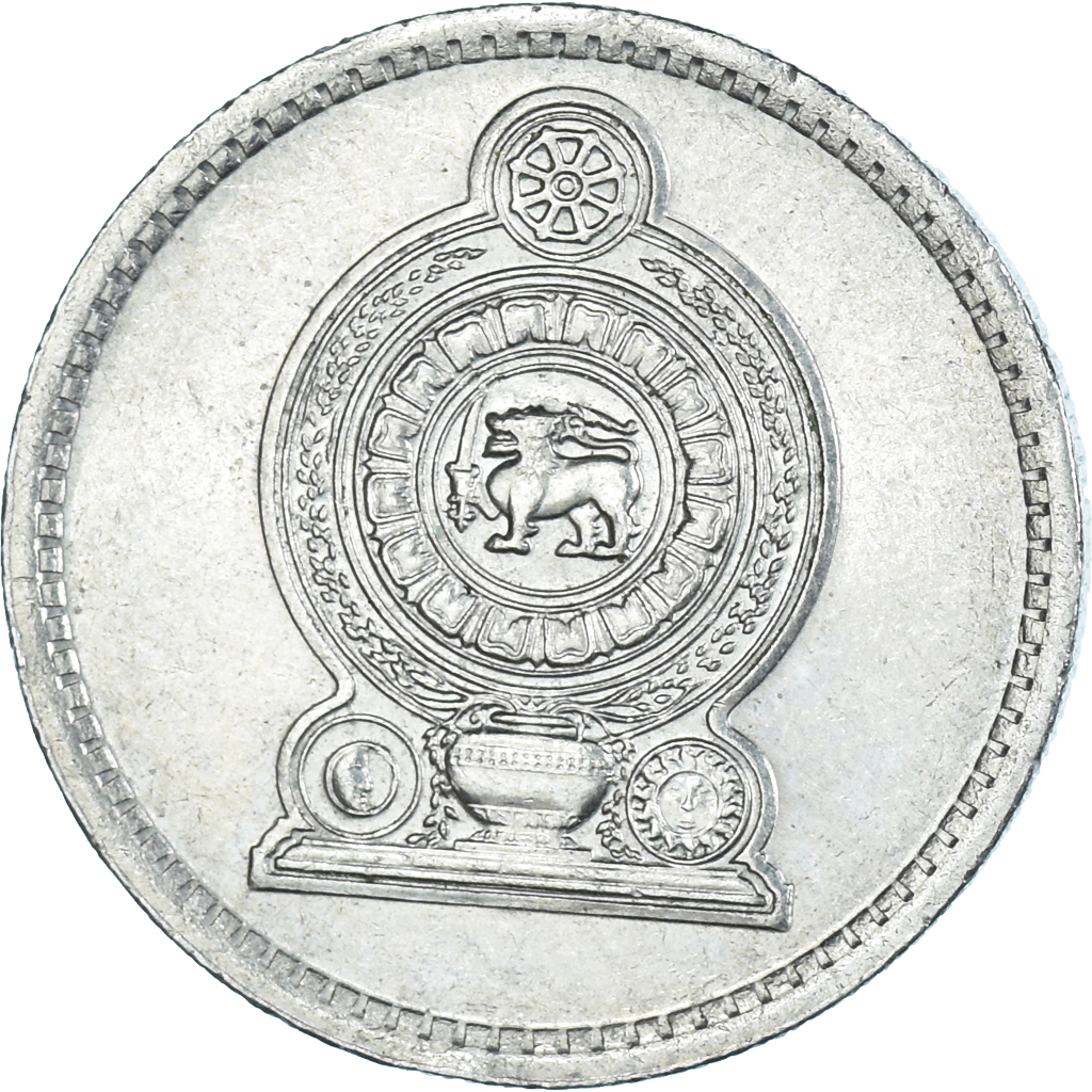 Moneda, Sri Lanka, 50 Cents, 1991
