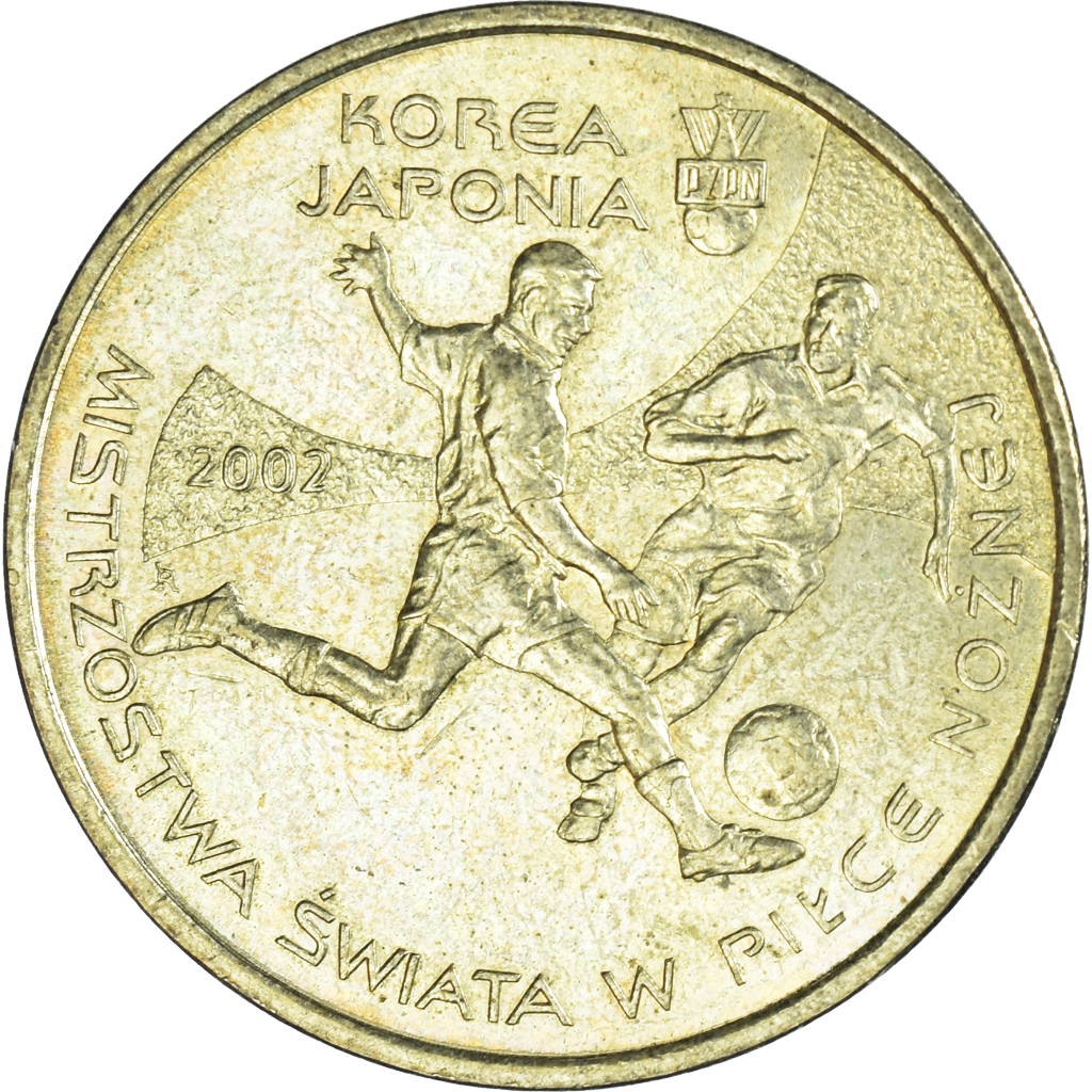 Moneda, Polonia, 2 Zlote, 2002