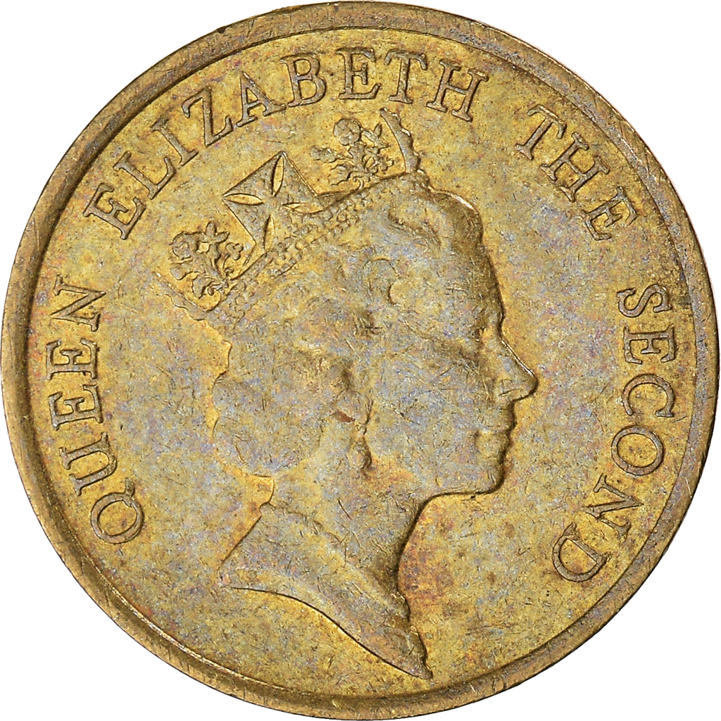 Moneda, Hong Kong, 10 Cents, 1985