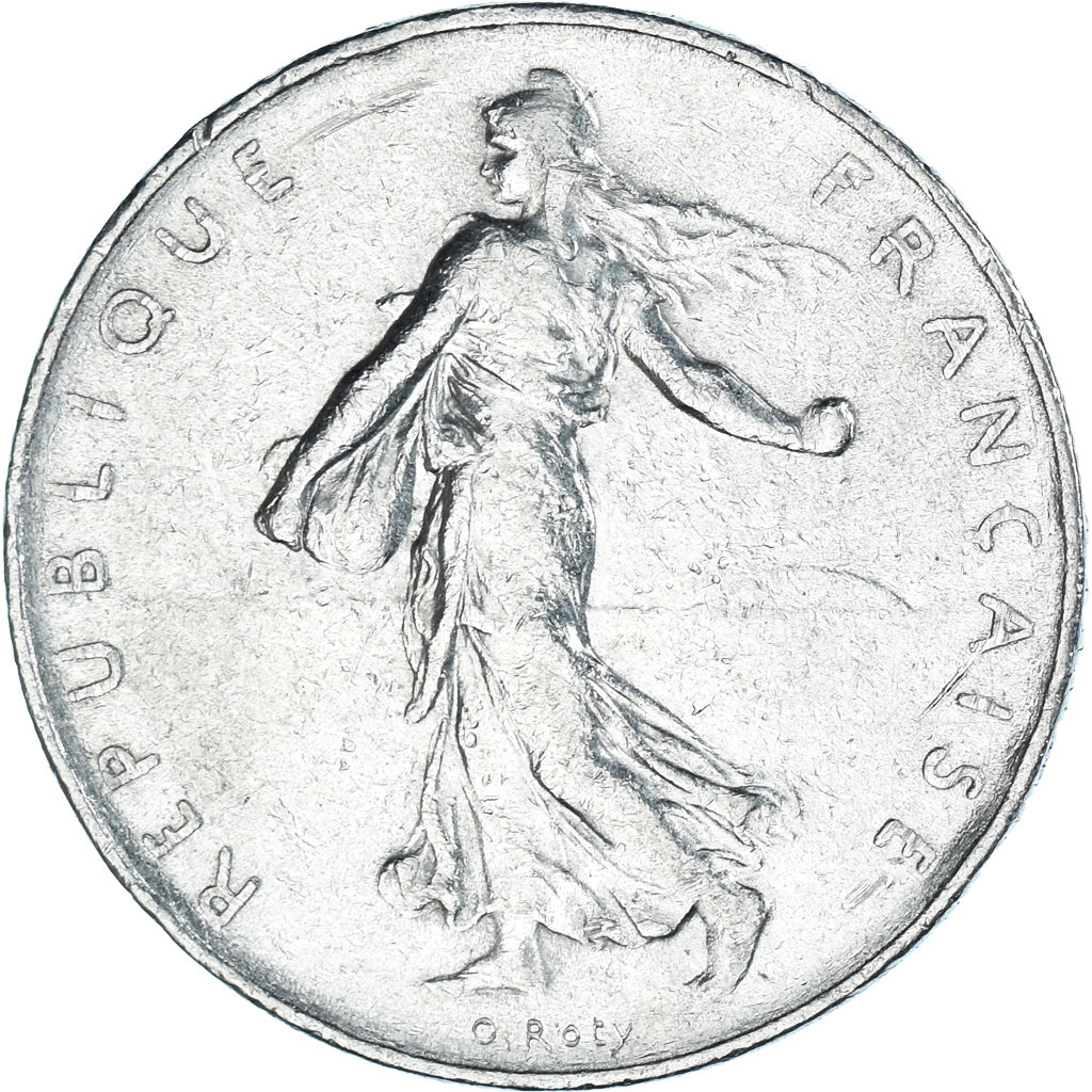 Moneda, Francia, Franc, 1974
