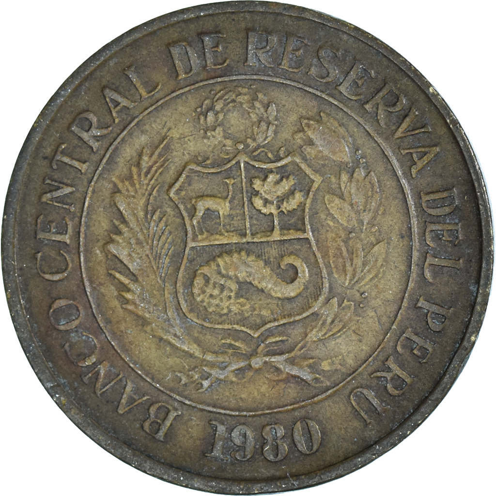 Coin, Peru, 10 Soles, 1980