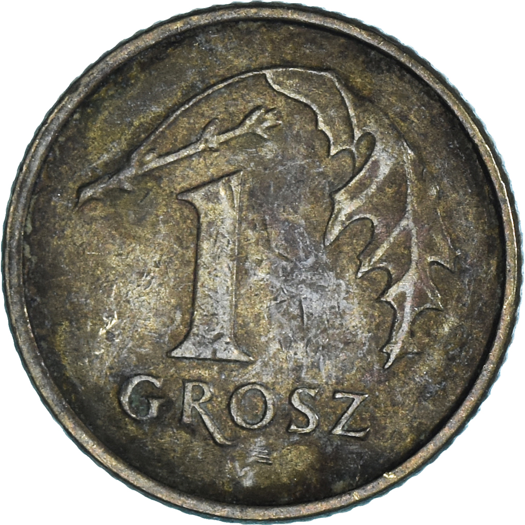 Moneda, Polonia, Grosz, 1991