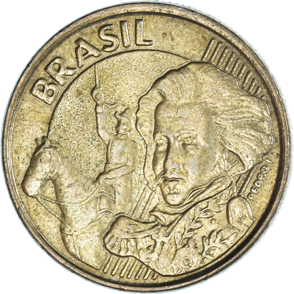 Moneda, Brasil, 10 Centavos, 2001