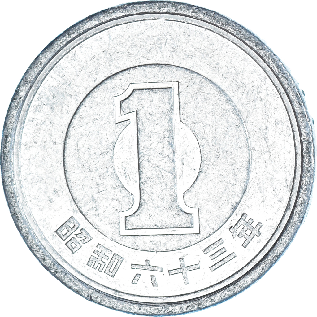 Coin, Japan, Yen, 1988