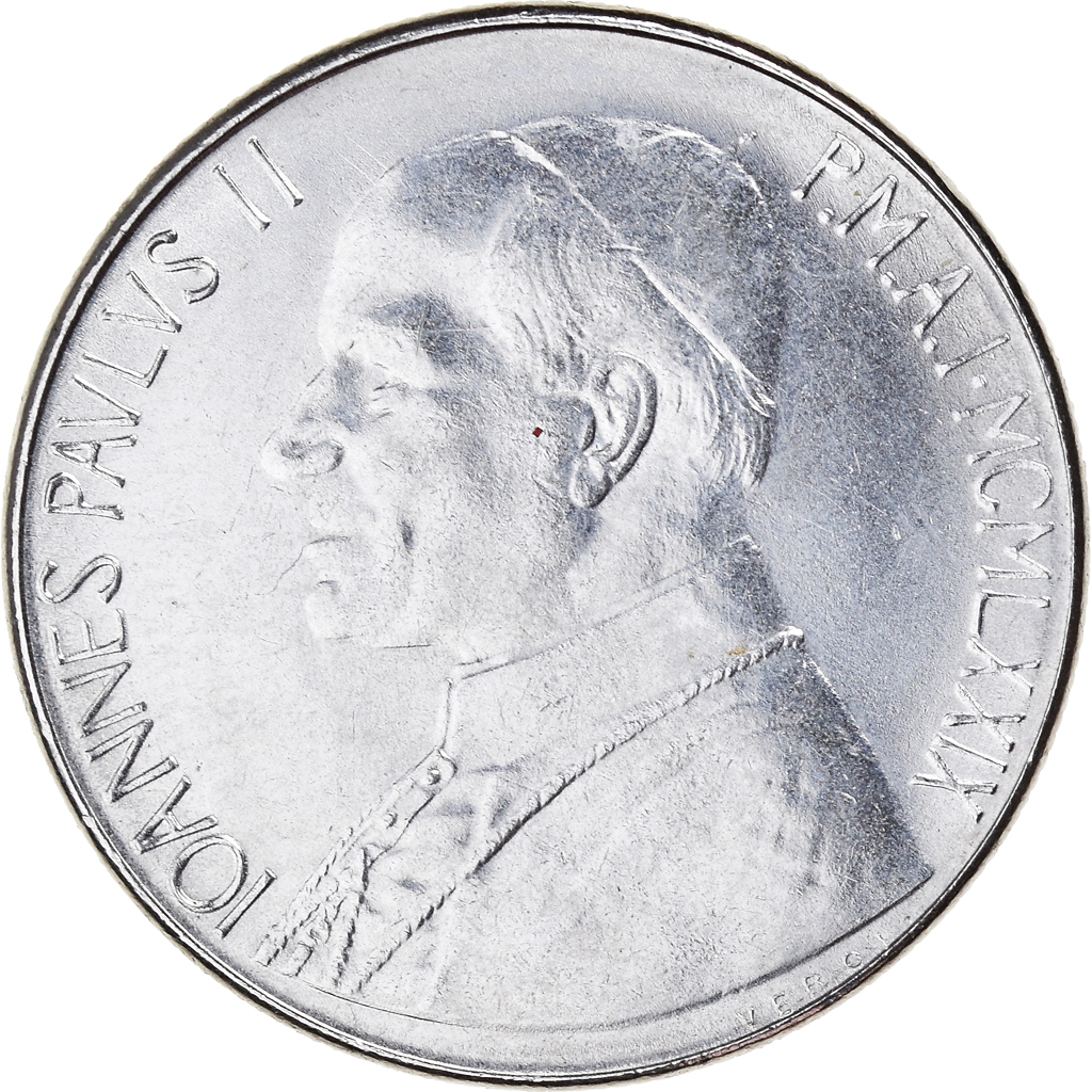 Moneda, CIUDAD DEL VATICANO, John Paul II, 100 Lire, 1979, Roma, FDC, Acero