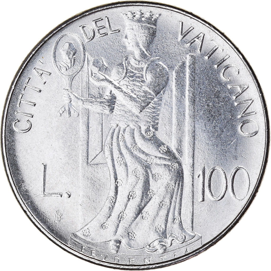 Moneda, CIUDAD DEL VATICANO, John Paul II, 100 Lire, 1979, Roma, FDC, Acero