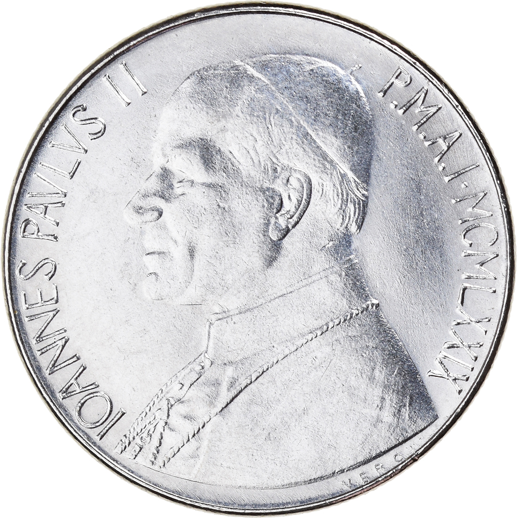 Coin, VATICAN CITY, John Paul II, 100 Lire, 1979, Roma, , Stainless Steel