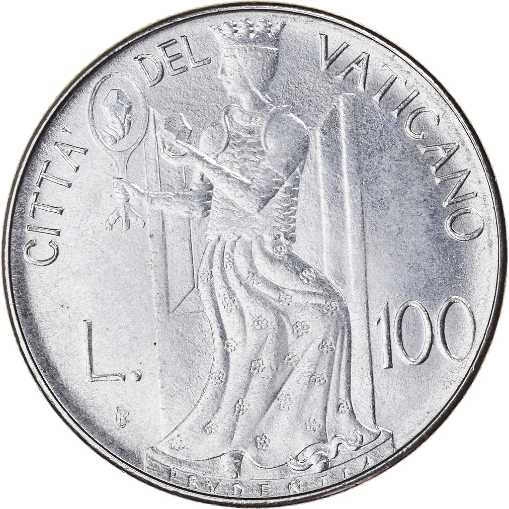 Coin, VATICAN CITY, John Paul II, 100 Lire, 1979, Roma, , Stainless