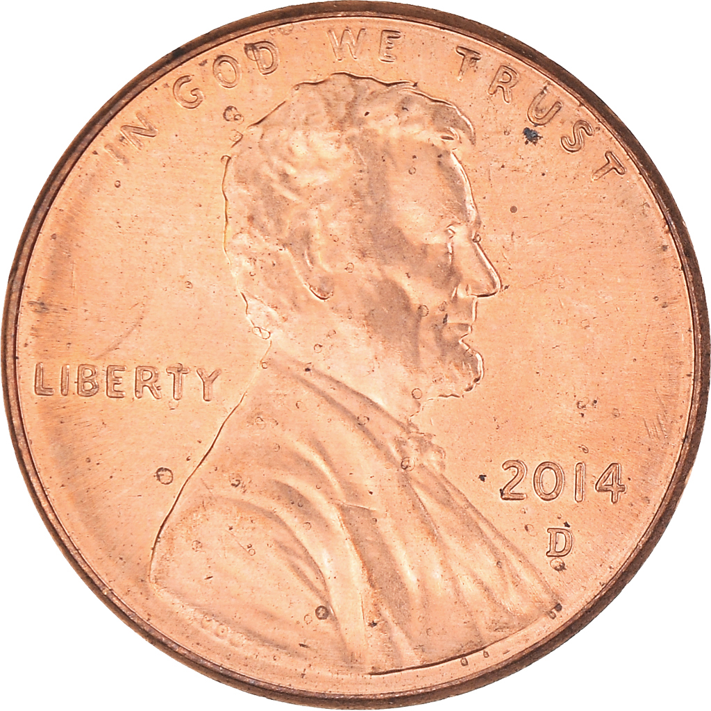 Moneda, Estados Unidos, Lincoln - Shield Reverse, Cent, 2014, U.S. Mint, Denver
