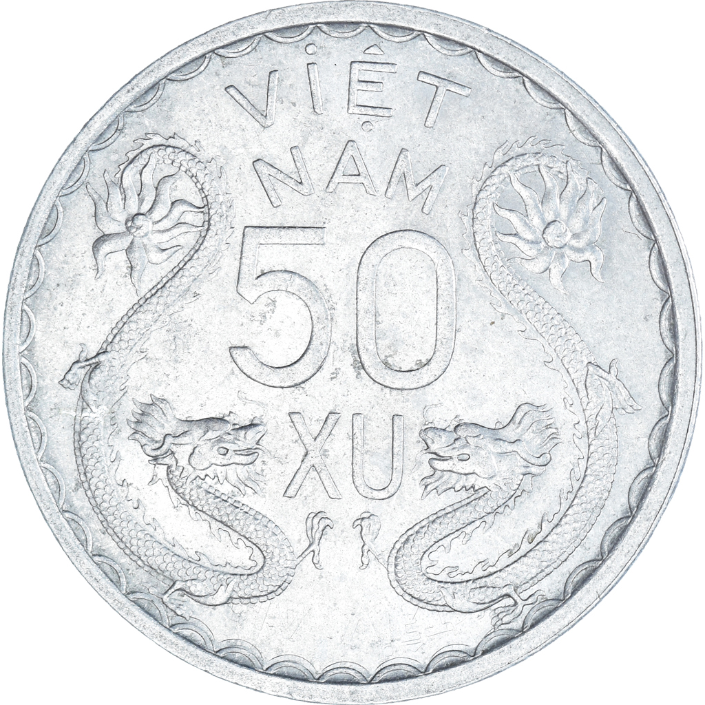 Coin, Vietnam, STATE OF SOUTH VIET NAM, 50 Xu, 1953, Paris, AU(5558