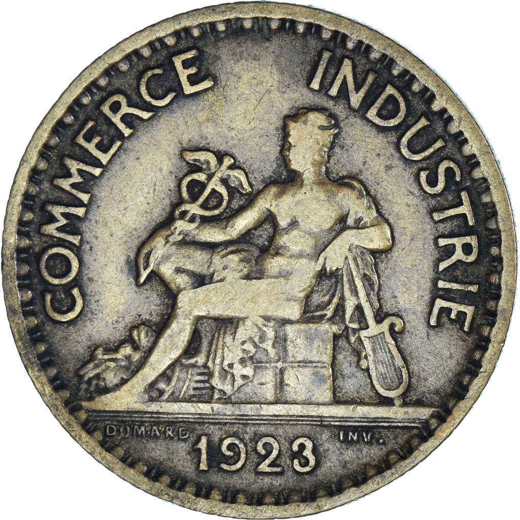 Coin, France, Chambre de commerce, Franc, 1923, Paris, 