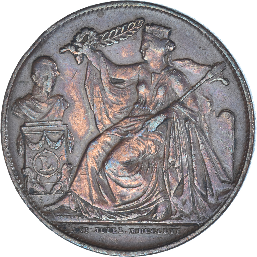 Belgium, Medal, Politics Society War, Politics, Society, War, 1856, 