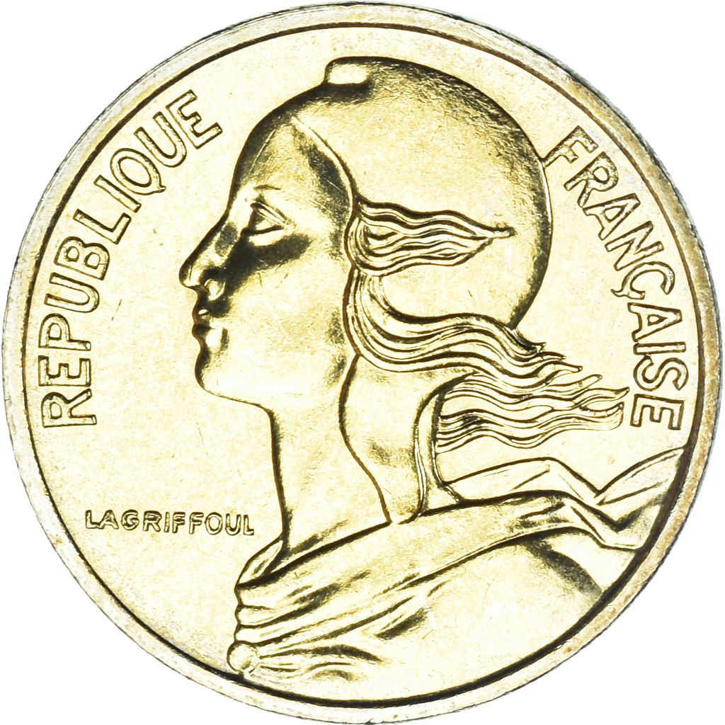 Moneda, Francia, Marianne, 5 Centimes, 1983, Paris, FDC, SC, Aluminio - bronce
