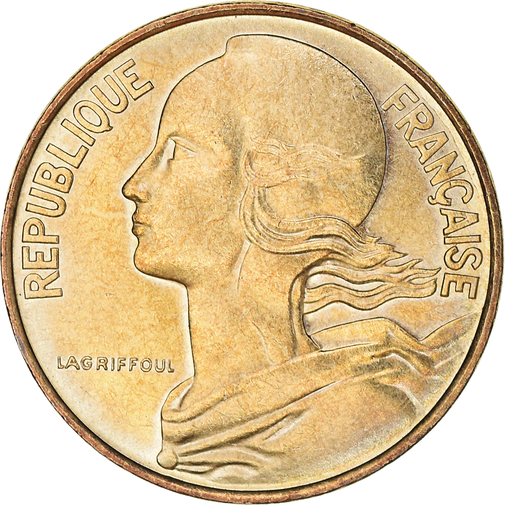 Coin, France, Marianne, 10 Centimes, 1975, Paris, , Aluminum-Bronze
