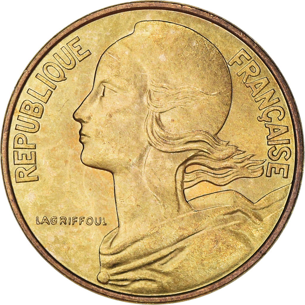 Moneda, Francia, Marianne, 10 Centimes, 1992, Paris, EBC, Aluminio - bronce