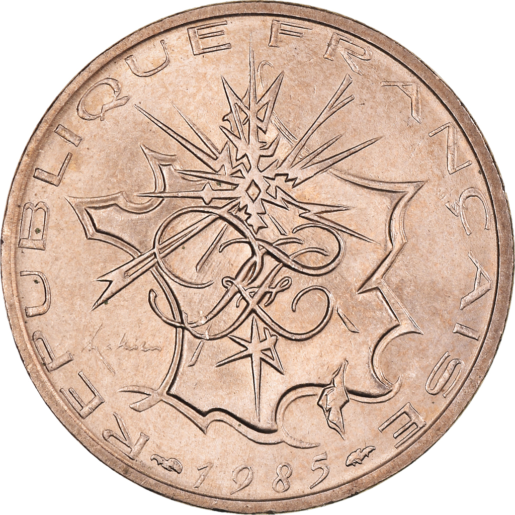 Coin, France, Mathieu, 10 Francs, 1985, Paris, Tranche B, 