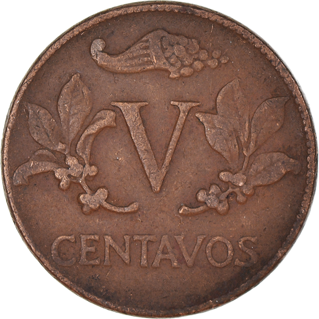 Coin, Colombia, 5 Centavos, 1966, , Bronze, KM:206