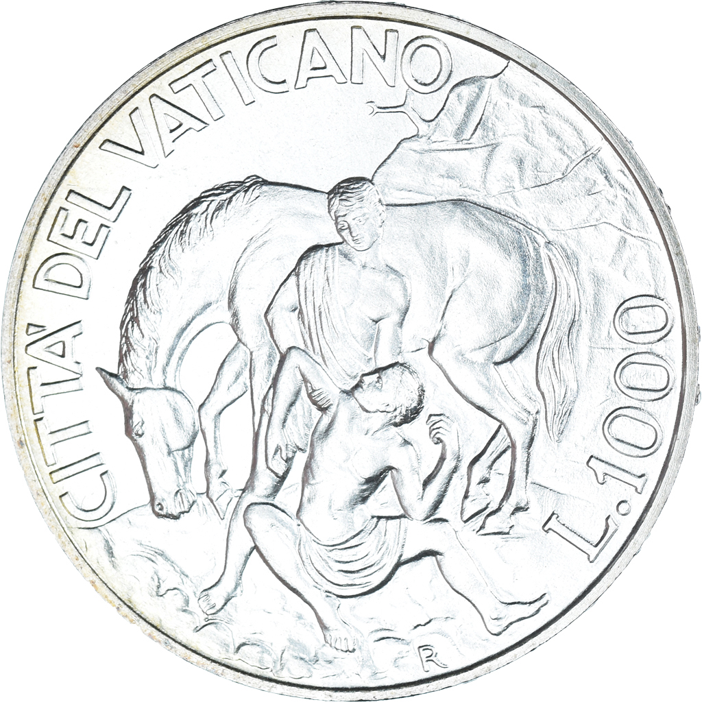 Coin, VATICAN CITY, John Paul II, 1000 Lire, 1994, FDC, , Silver