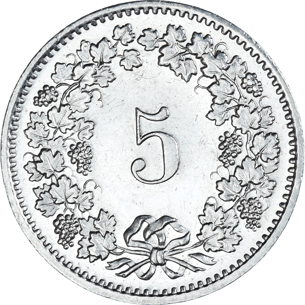 Coin, Switzerland, 5 Rappen, 1978, Bern, , Copper-nickel, KM:26