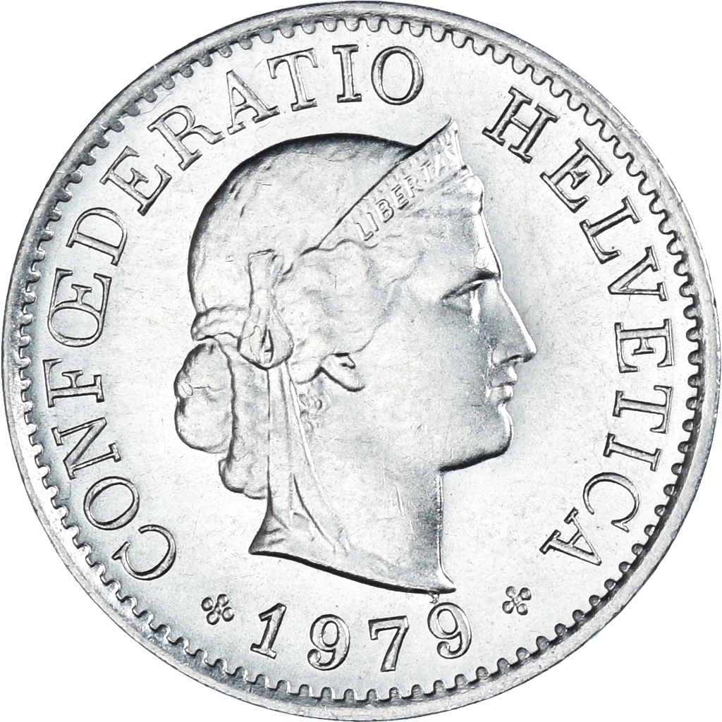 Coin, Switzerland, 5 Rappen, 1979, Bern, , Copper-nickel, KM:26