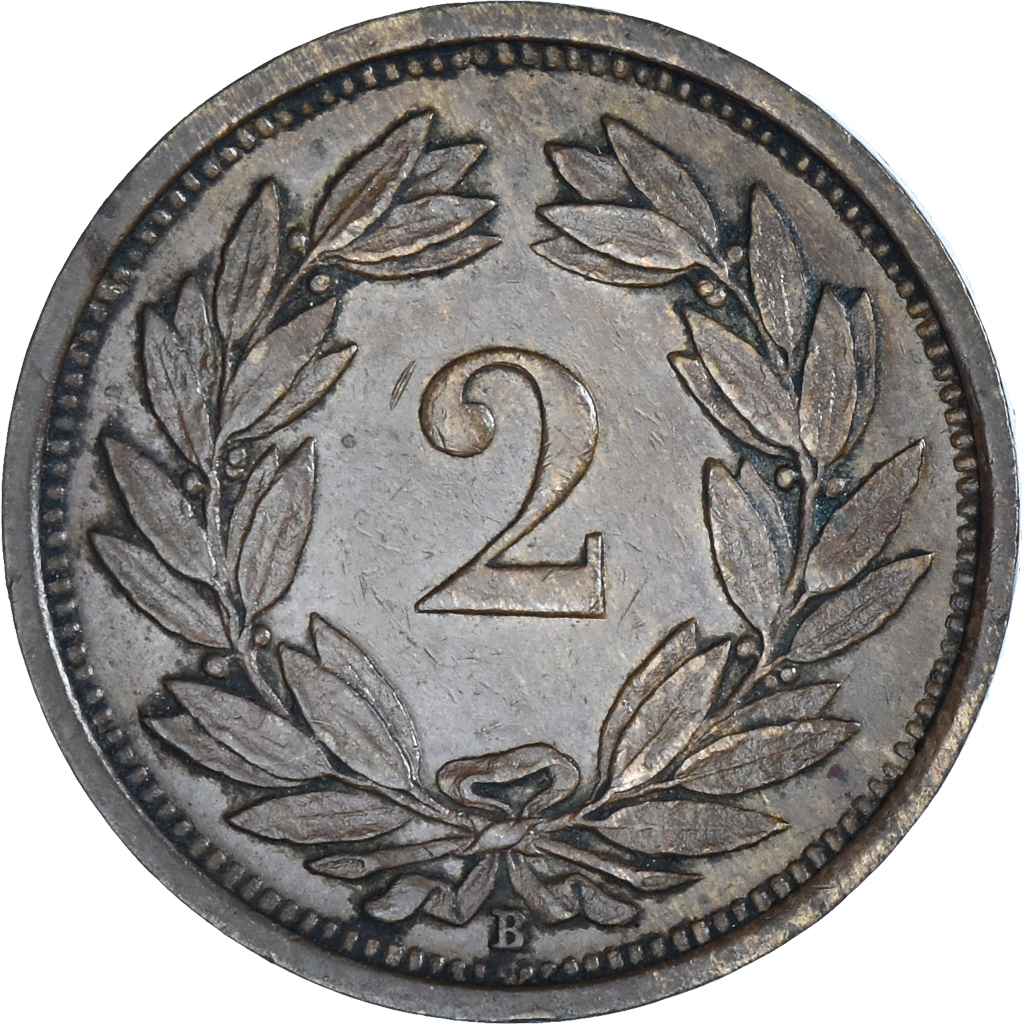 Coin, Switzerland, 2 Rappen, 1934, Bern, , Bronze, KM:4.2a