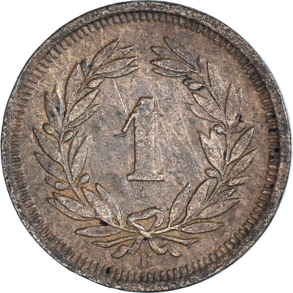 Moneda, Suiza, Rappen, 1919, Bern, MBC, Bronce, KM:3.2