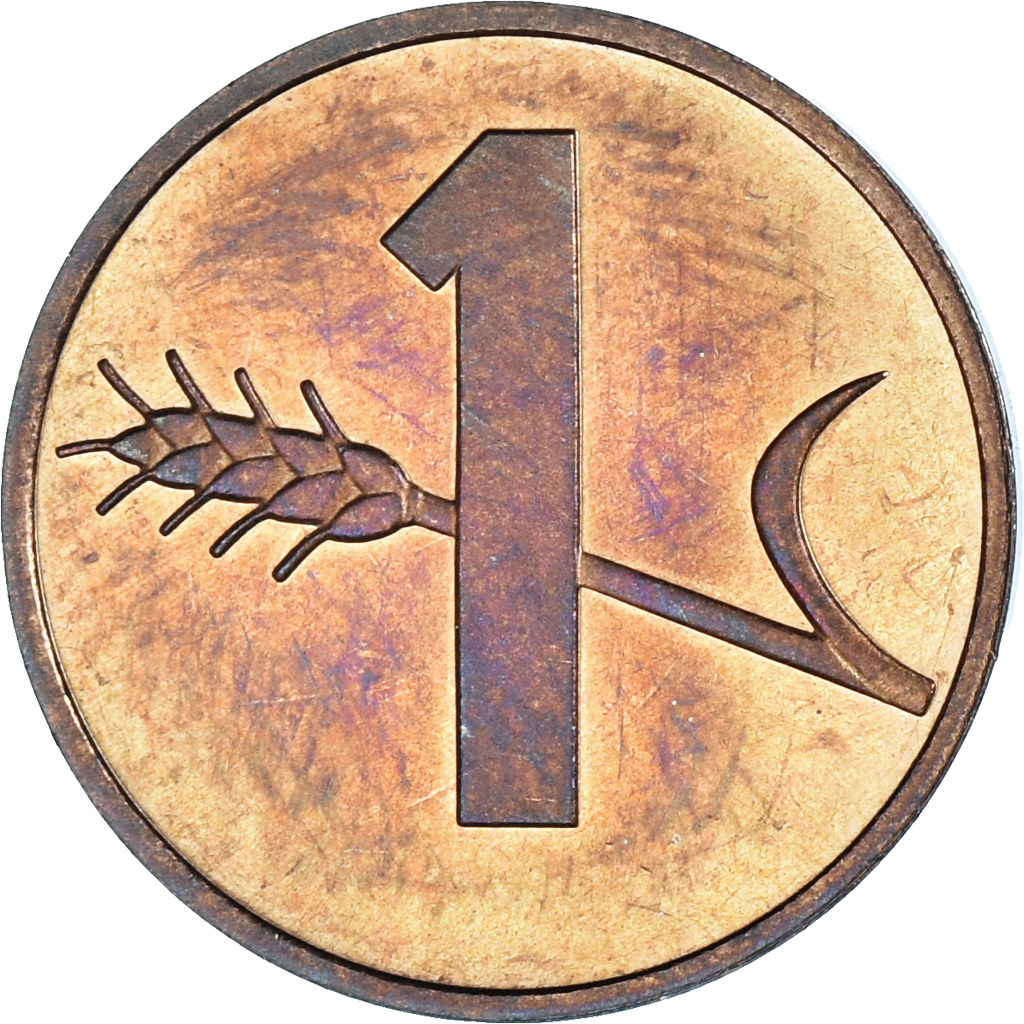 Coin, Switzerland, Rappen, 1983, Bern, BE, , Bronze, KM:46