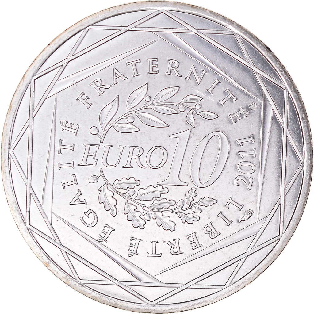 France, 10 Euro, Poitou-Charentes, 2011, , Silver