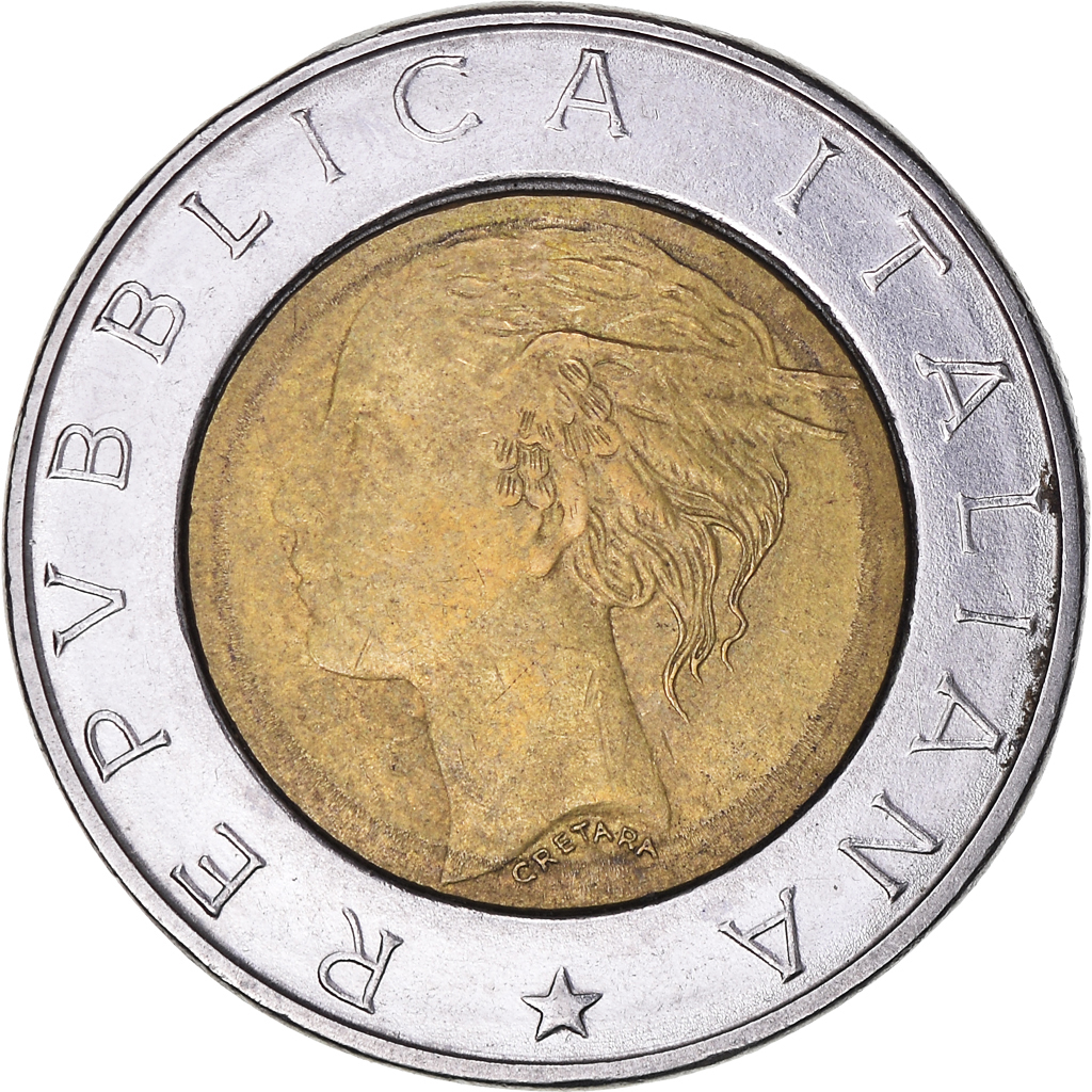 Coin, Italy, 500 Lire, 1993, Rome, , Bi-Metallic, KM:160