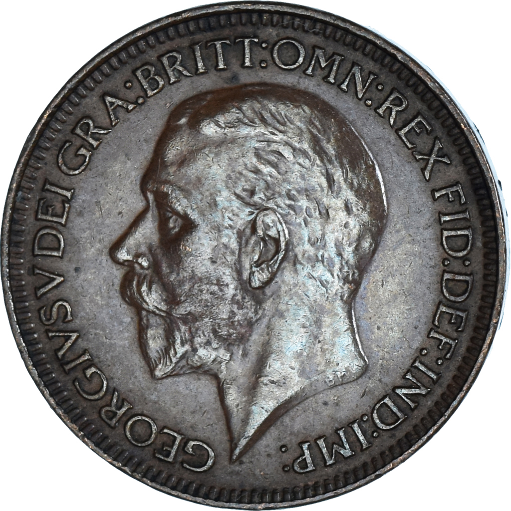 Coin, Great Britain, George V, Farthing, 1932, , Bronze, KM:825