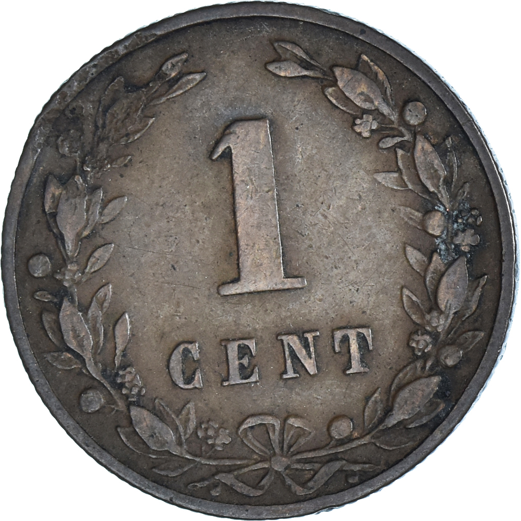 Coin, Netherlands, William III, Cent, 1881, , Bronze, KM:107.1
