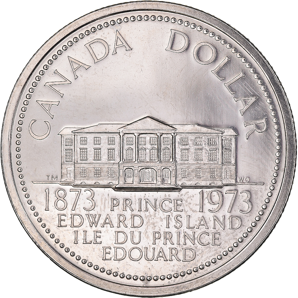 Coin, Canada, Elizabeth II, Dollar, 1973, Royal Canadian Mint, Ottawa, Île du