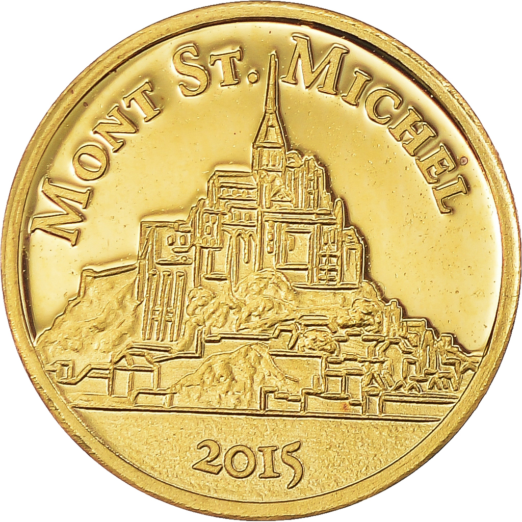 コンゴ共和国　100フラン　2015年　 Coin, CONGO, DEMOCRATIC REPUBLIC, Mont Saint Michel, 100 Francs