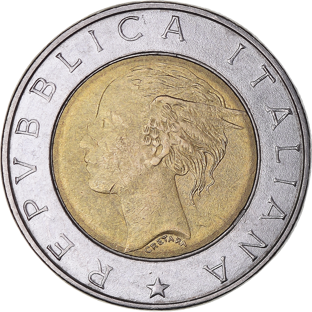 Coin, Italy, 500 Lire, 1993, Rome, , Bi-Metallic, KM:160