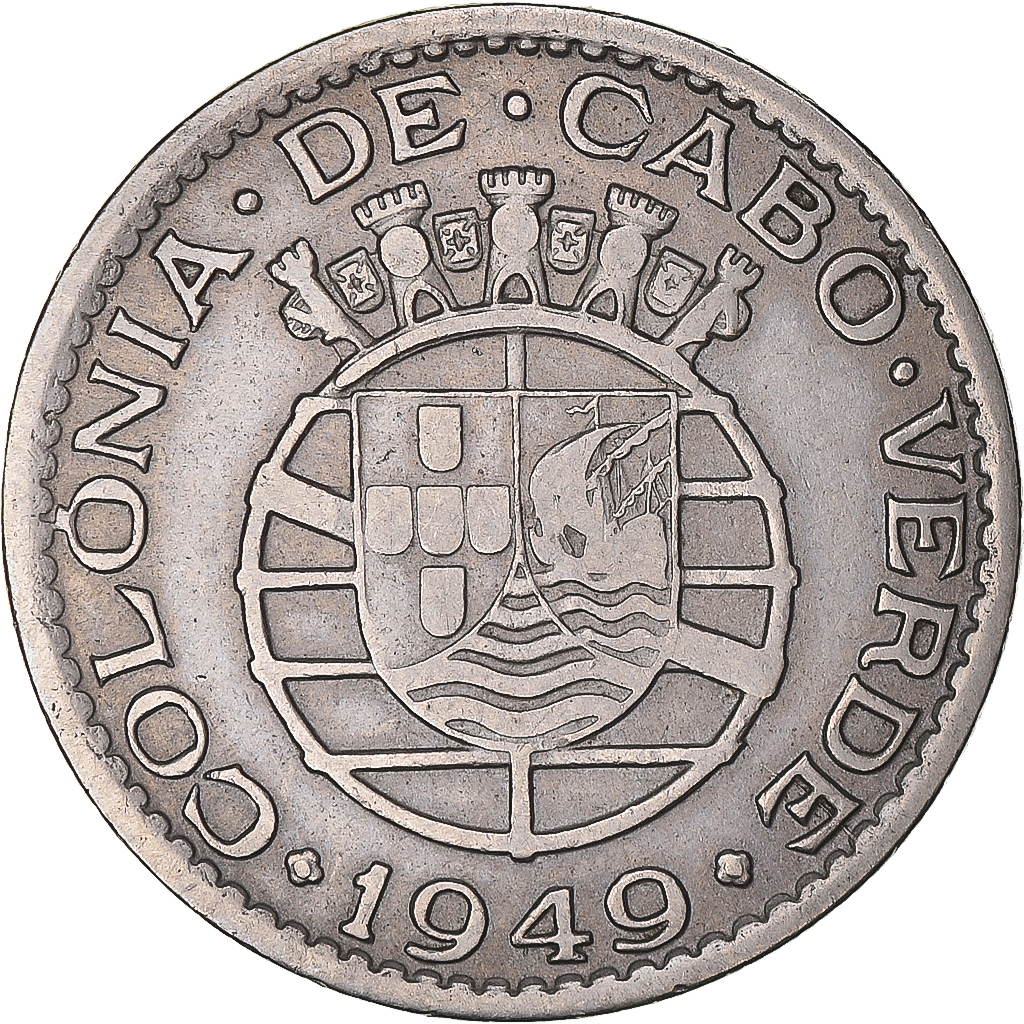 Coin, Cape Verde, Escudo, 1949, , laiton, KM7 African Coins