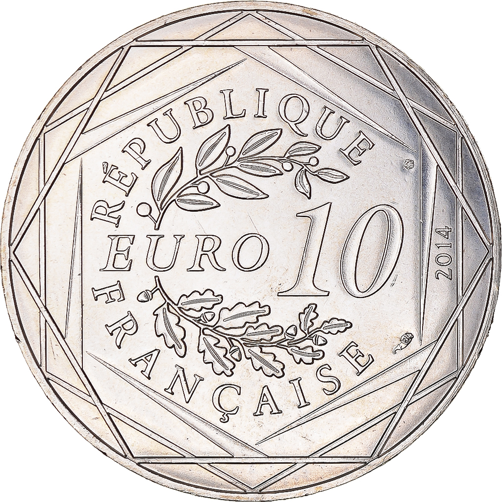 France, Sempé - Fraternité, 10 Euro, 2014, , Silver, Gadoury:EU719