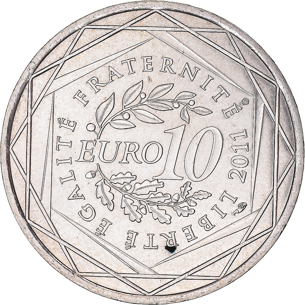 France, 10 Euro, Pays de la Loire, 2011, , Silver
