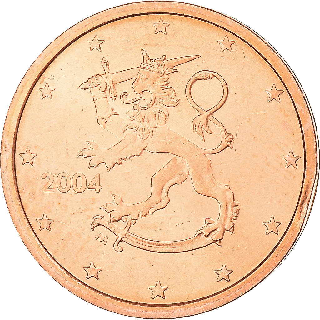 [#1147442] Finnland, 2 Euro Cent, 2004, FDC, UNZ, Copper Plated Steel, KM:99
