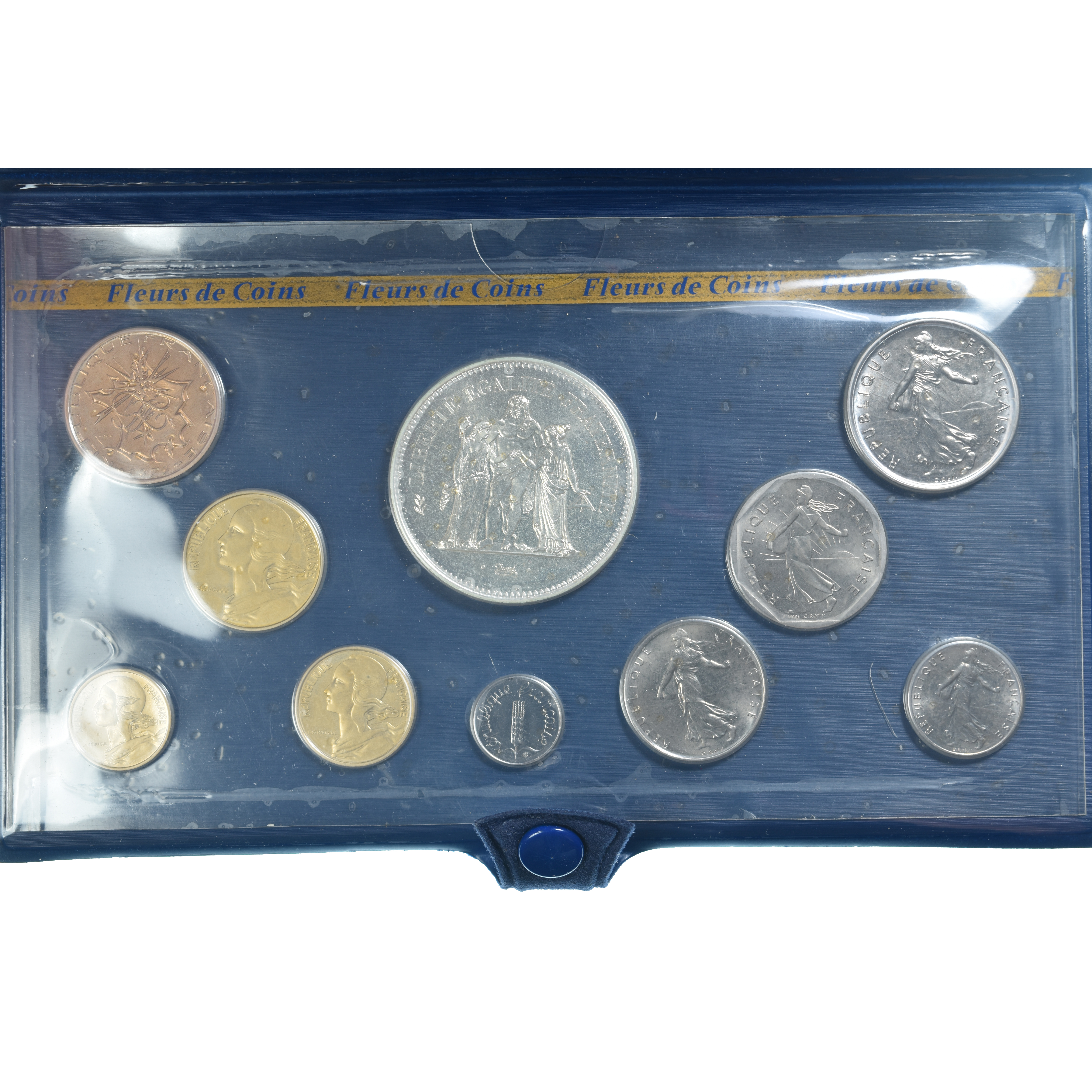 Coin, France, Monnaie de Paris, Set, 1979, COFFRET FDC 1979 AVEC AILES.