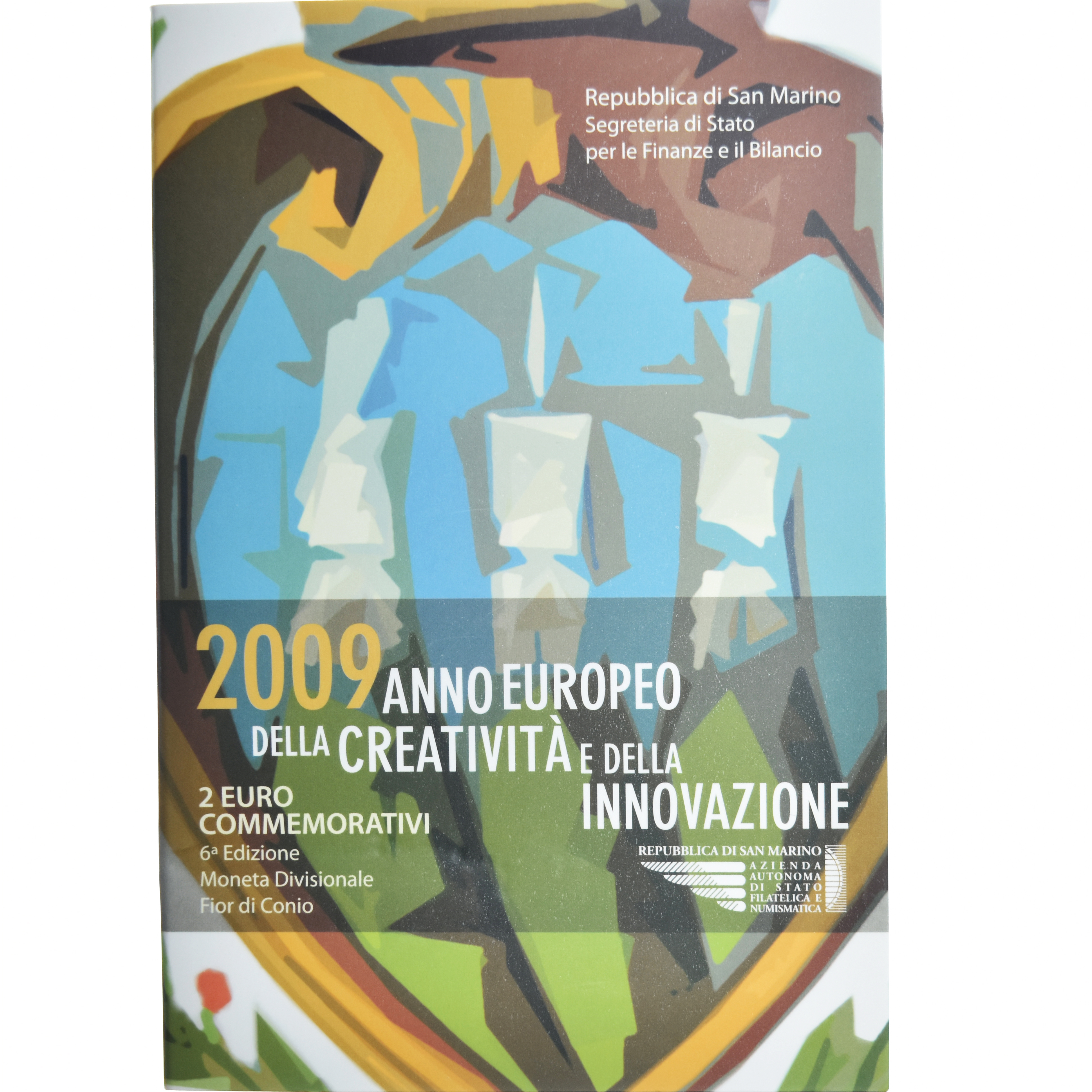 San Marino, 2 Euro, année européenne de la créativité, 2009, Rome