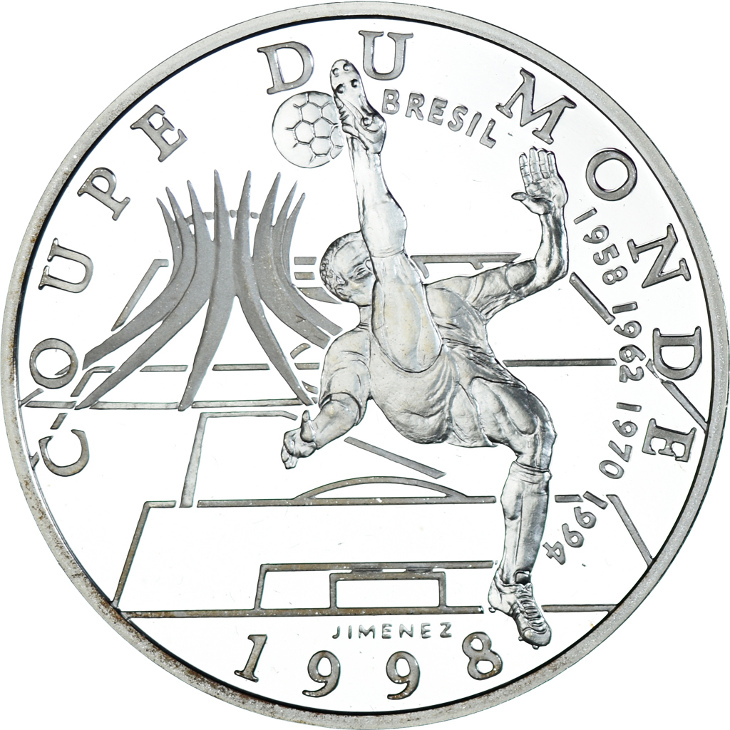 Coin, France, Coupe du Monde 1998, 10 Francs, 1998, Paris, BE, 