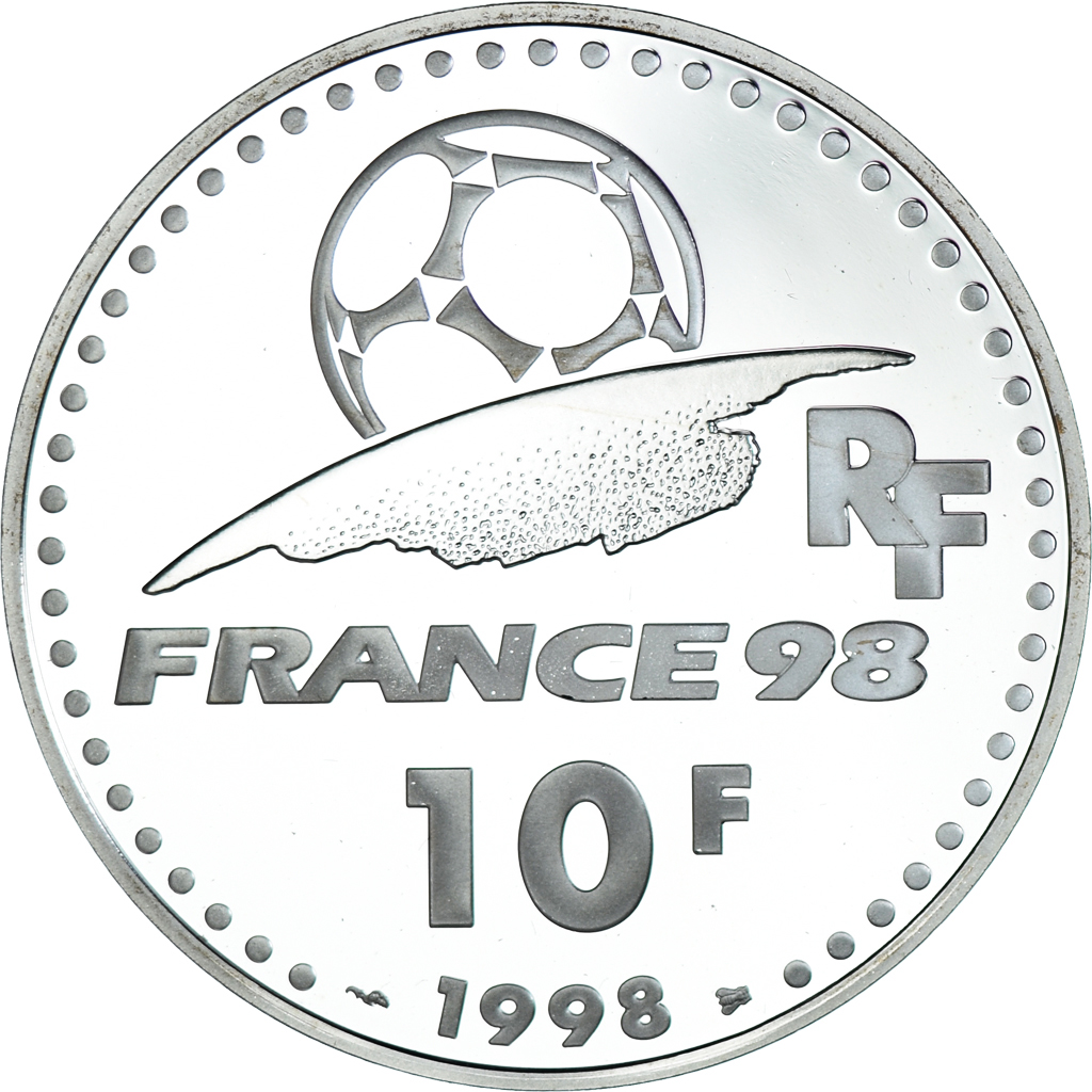 Coin, France, Coupe du Monde 1998, 10 Francs, 1998, Paris, BE, 