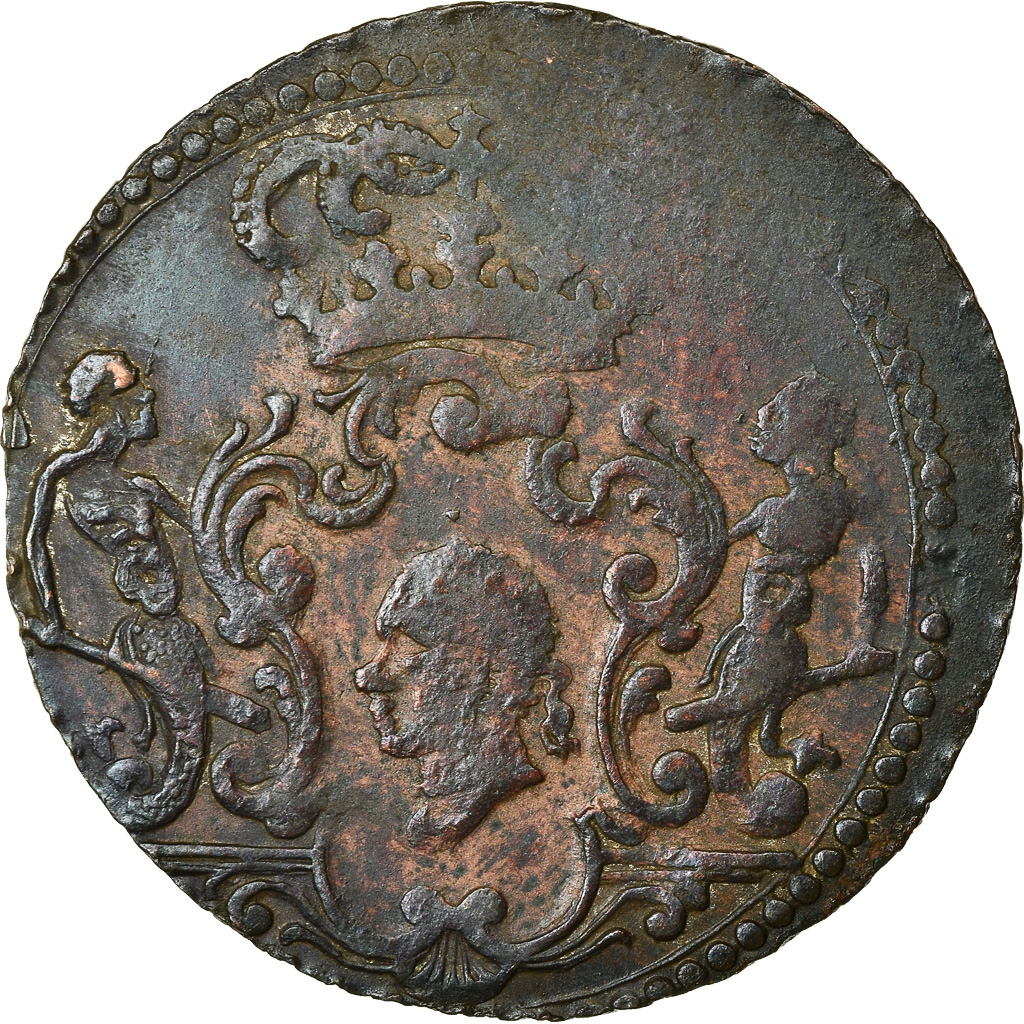 Coin, ITALIAN STATES, CORSICA, General Pasquale Paoli, 4 Soldi, 1765, Murato