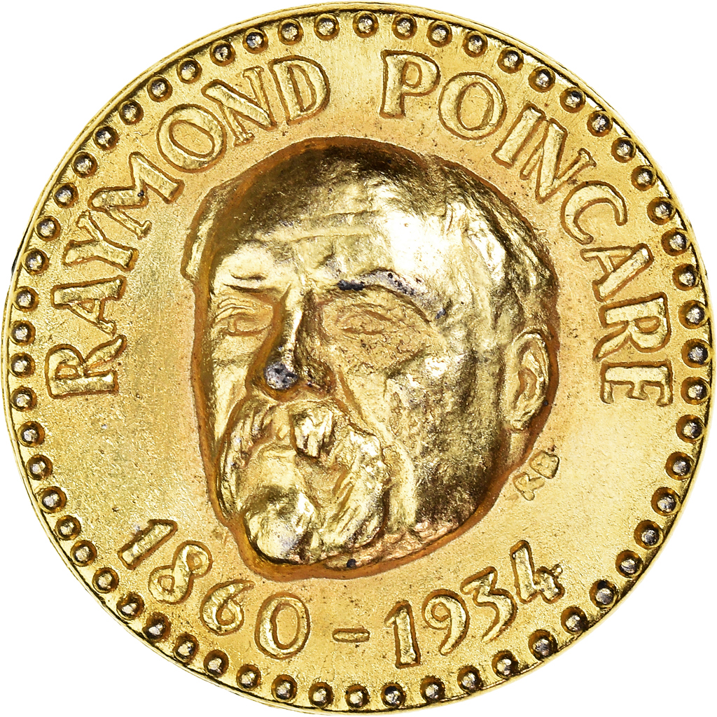 France, Token, Collection Total, Raymond Poincaré, Politics, 1970, 